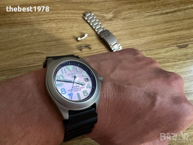 Citizen Promaster Eco-Drive Titanium Ray Mears Edition/7828-H09971TA, снимка 7 - Мъжки - 54567753