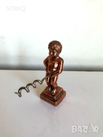 Страхотен Бронзов Тирбушон Пикаещото Момченце Брюксел