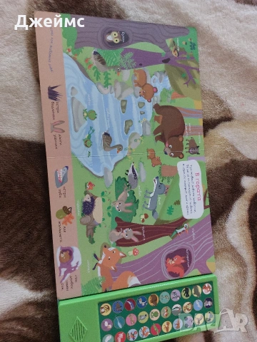 Музикална книжка с 30 реалистични звука на различни животни , снимка 3 - Детски книжки - 54064041