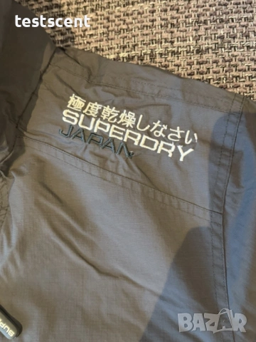 Мъжко яке тип ветровка Men’s Superdry Windbreaker Jacket – XXL черно и оранжево, снимка 8 - Якета - 54325284