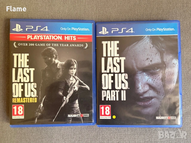 The Last Of Us part 1 & 2 ps4 бартер плейстейшън игри последните оцелели ps5