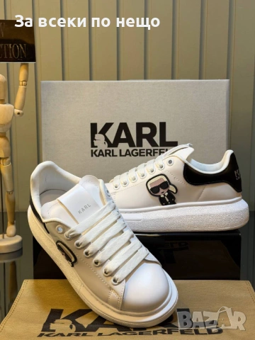 Karl Lagerfeld Дамски Маратонки👟Дамски Спортни Обувки Карл Лагерфелд - Различни Цветове Код SK1376, снимка 2 - Маратонки - 54337243