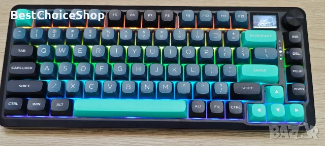 механична геймърска клавиатура Redragon Behemoth Pro K724GBG-RGB-PRO., снимка 5 - Клавиатури и мишки - 55317620