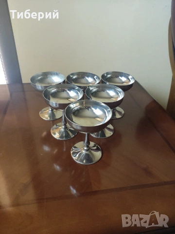 Посребрени чаши за вино , снимка 5 - Чаши - 52174461