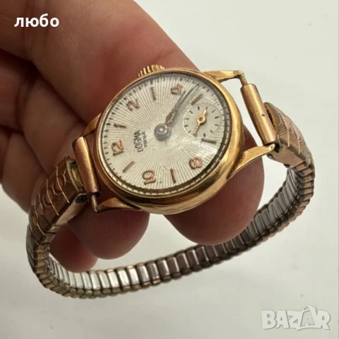 ЗЛАТЕН ДАМСКИ ЧАСОВНИК 18 К-0,750, снимка 3 - Мъжки - 54883780