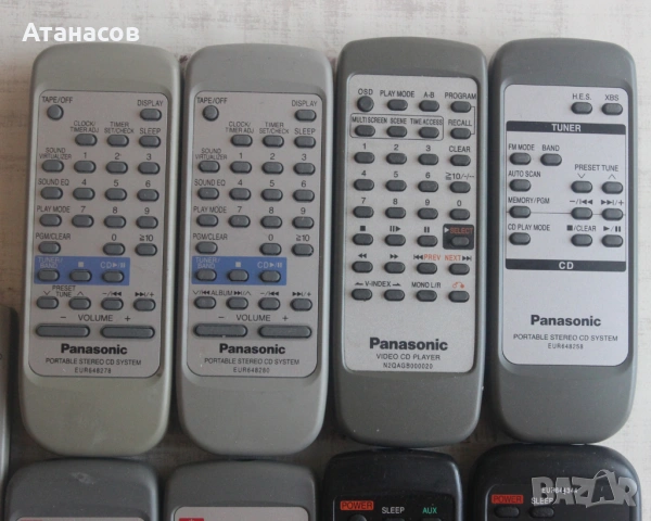 Дистанционни от мини уредби Panasonic, Sony, снимка 3 - Други - 49960734