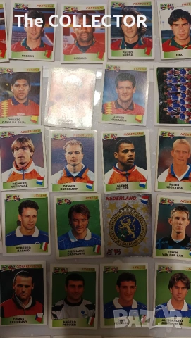 Ретро футболни стикери Panini Euro 96 - 105+ броя, снимка 6 - Колекции - 54646854