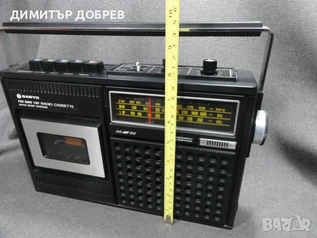 СТАР РЕТРО ТРАНЗИСТОР РАДИО КАСЕТОФОН SANYO M2420LE, снимка 9 - Радиокасетофони, транзистори - 55342570