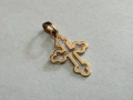 Златен кръст 14K – 0,68 г, снимка 1