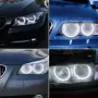 Cotton LED ангелски очи за БМВ, ГОЛФ, ХОНДА. и самозатъмняващо се фолио за фарове., снимка 2