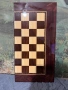 Шах и табла от дърво метални фигури., снимка 7