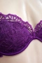 Hunkemöller лилав комплект бельо с дантела – сутиен 70C и бикини XL, снимка 7