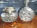 Античен комплект от шлифован кристал за тоалетка, датиращ от късната викторианска епоха, снимка 7