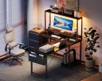 L бюро Coleshome LED 110x80 с контакти черно, снимка 8