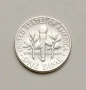 10 цента сащ 1961 сребро, снимка 2