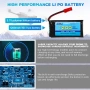 Комплект от 5 броя 3.7V 1200mAh 30C Lipo батерии със зарядно устройство 5 в 1 JST щепсел за дрон , снимка 5