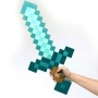 Диамантен меч Minecraft от EVA пяна 60 см – Безопасна играчка за деца, косплей и тематични 10096, снимка 1