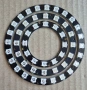 RGB LED WS2812 ring,  цветен ринг ардуино, снимка 1