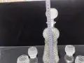 Стар кристален сервиз за ракия , снимка 2
