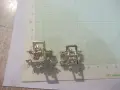 Лот от 2 бр. малки шноли метални за коса, снимка 6