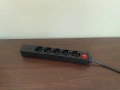 Разклонител Hama 5 гнезда, 2 x USB-A + Гаранция, снимка 1
