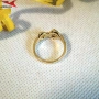 Пръстен с 14К златно покритие 224862, снимка 2