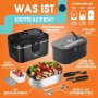 TRAVELISIMO Електрическа Кутия за Обяд 1.8 L 3-в-1 – Черна, снимка 2