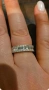 Пръстен 14к бяло злато с 1.5ct диаманти, снимка 2