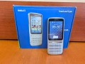 Nokia C3-01 Touch and Type, отлично състояние, сребърен, 5 MP камера, USB порт, снимка 1