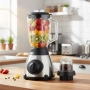Блендер Cheffinger 1000 W – 1,5 л кана, мелачка 100 мл, корпус от неръждаема стомана, снимка 2