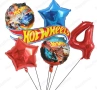 Парти сет украса колите Hot wheels и Пламъчко и машините , снимка 1