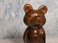 Съветска Руска Керамична Фигура Мечето Миша Олимпиада Москва 80, снимка 3