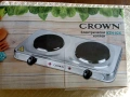 Котлон електрически CROWN с две плочи, снимка 1