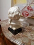 Уникален голям антикварен немски порцеланов бюст на Моцарт- Goebel , снимка 7