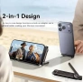 USB Type-C OTG адаптер 3 в 1 със сгъваема стойка за телефон, снимка 5