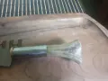 Уникален ръчно изработен нож с дръжка от рог и кожена кания, снимка 4
