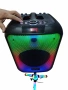 Bluetooh Karaoke Speaker NDR 102B - Красив LED високоговорител със 7 режима; 2 години гаранция, снимка 1