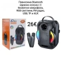 Преносима Bluetooth караоке колона с 2 безжични микрофона, RGB светлини, FM радио, USB, TF и AUX, снимка 1