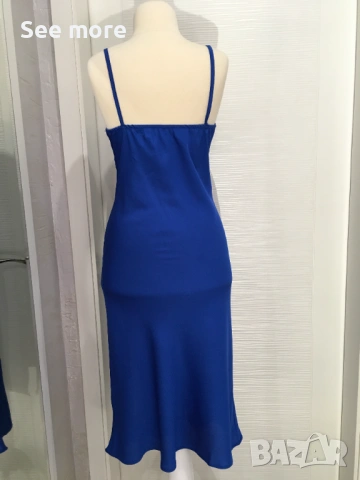 Сатенена рокля Made in Italy S, снимка 5 - Рокли - 54239752