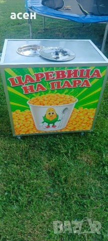 Царавица на пара подвижна количка, снимка 3 - Колички за царевица - 54219662