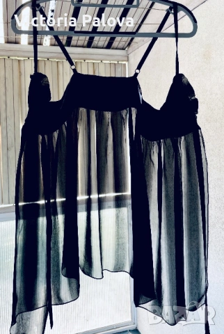 Луксозна къса копринена нощница LELO Sussurra Babydoll – размер S, снимка 2 - Нощници - 54577236