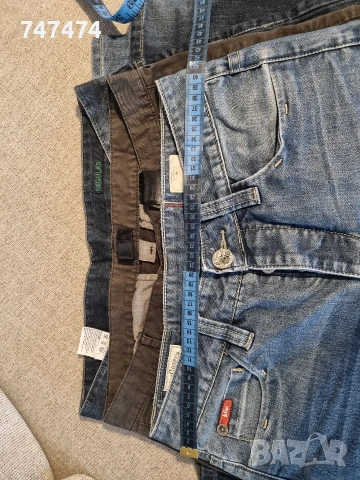 Лот 3 броя - Lee Cooper, Benetton, H&M, С размер, снимка 11 - Дънки - 54571994