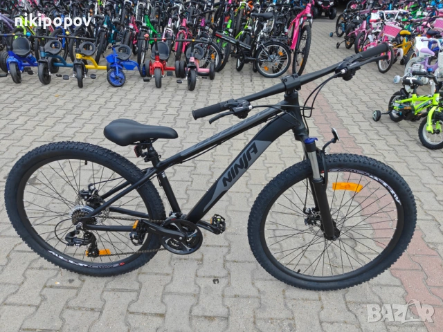 BG Алуминиев велосипед 27.5" NINJA черен