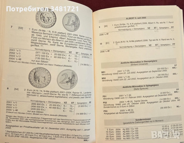 Каталог - европейски монети / Euro Münzkatalog 2006. Alle Länder, Münzen, Münzstätten und Auflagen, снимка 7 - Други - 55065049