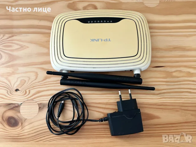 Рутер TP-Link TL-WR841N 300Mbps, снимка 5 - Рутери - 55594886