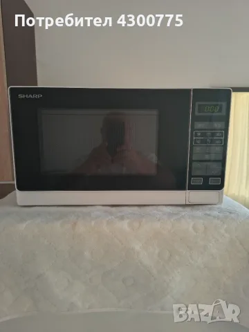 Микровълнова фурна Sharp R242WW, снимка 7 - Микровълнови - 55399719