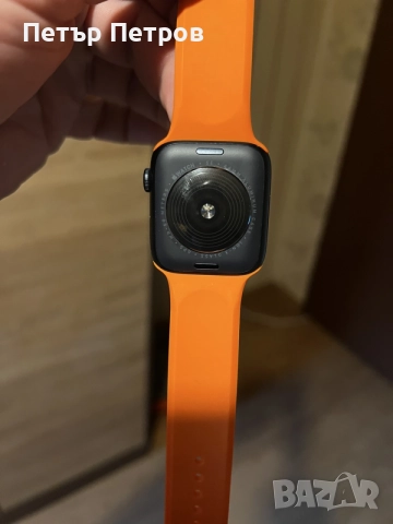 Apple Watch SE 2 44mm Black + 1 година гаранция , снимка 3 - Смарт часовници - 55480075