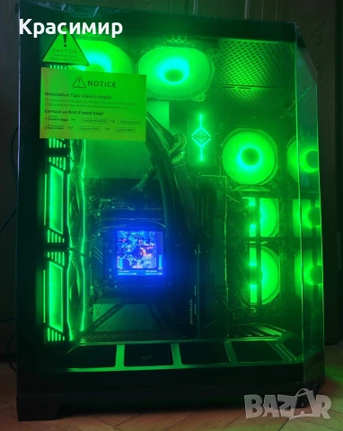 Геймърски компютър Ryzen 5 9600x,AMD Radeon RX 9060 XT 16gb, 32gb ddr5,1tb nvme, снимка 6 - Геймърски - 55269144