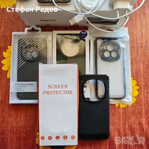 Смартфон Honor MAGIC6 PRO 512/12 GREEN + WATCH 6 + CHARGER 100W + CASE + HONOR CHOICE Earbuds Clip, снимка 15 - Други - 54537226