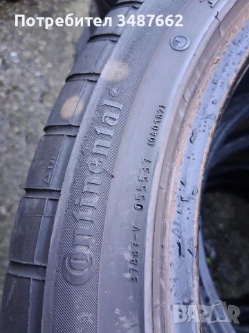 17цола спорт пакет 255 40 и 225 45 17 Континентал 4броя летни , снимка 4 - Гуми и джанти - 54097232
